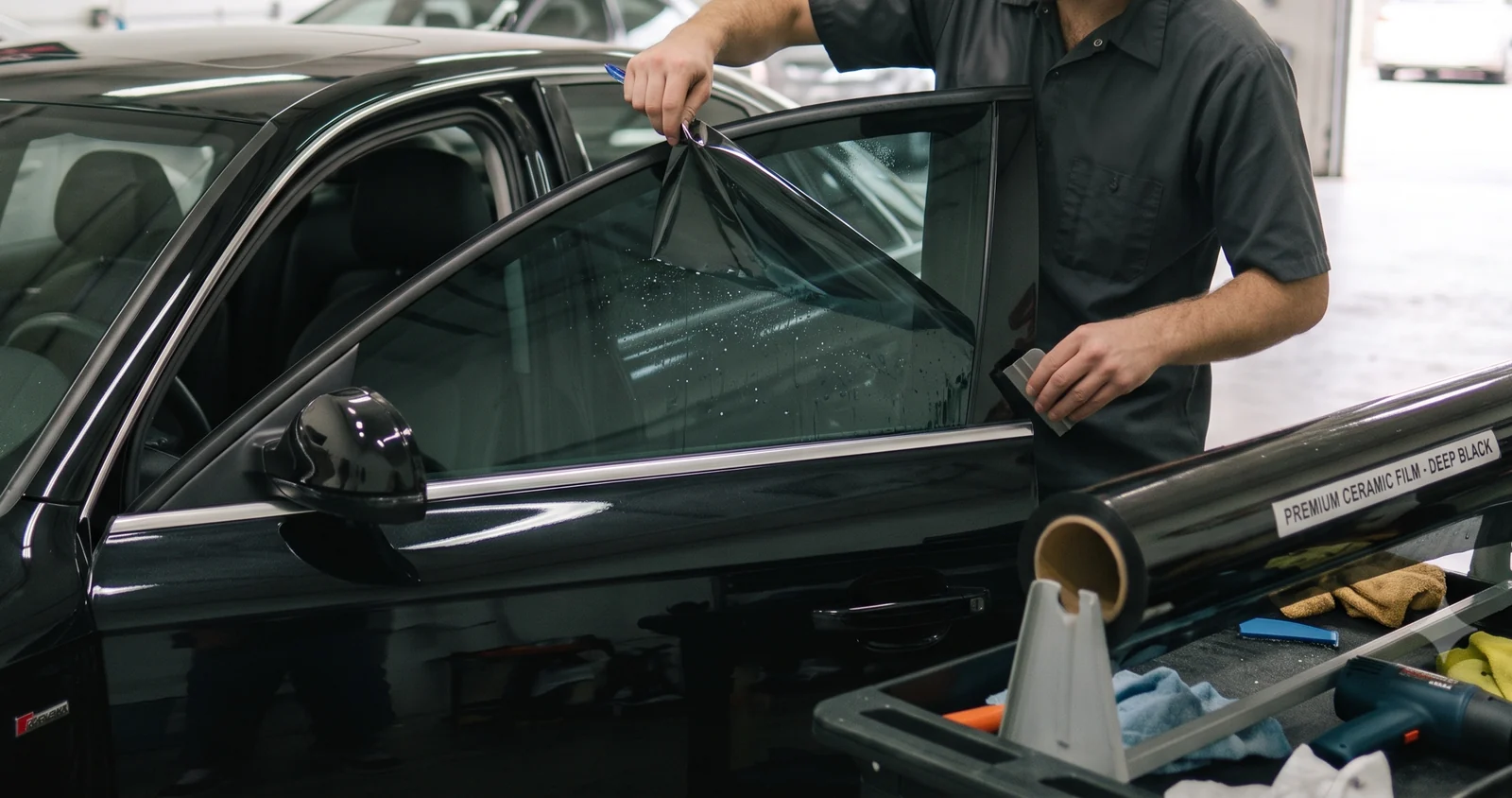 Ceramic Window Tint installation